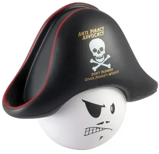 Custom Pirate Stress Reliever