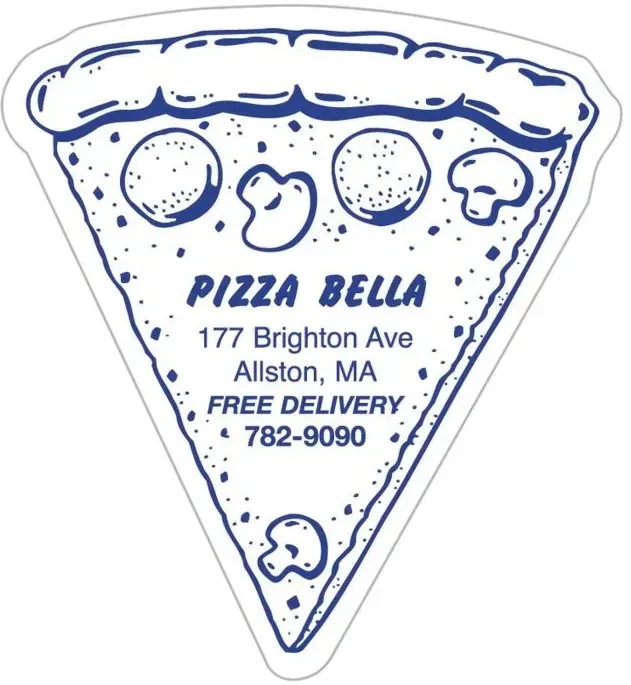 Promotional Pizza Slice Magnet