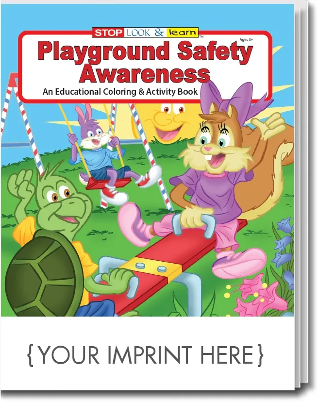 Playground Safety Awareness Coloring & Activity Book