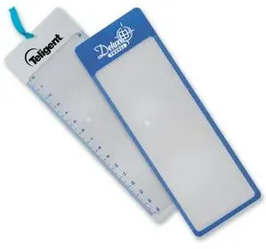 Pocket Book Sheet Magnifier w/ Standard & Metric Ruler