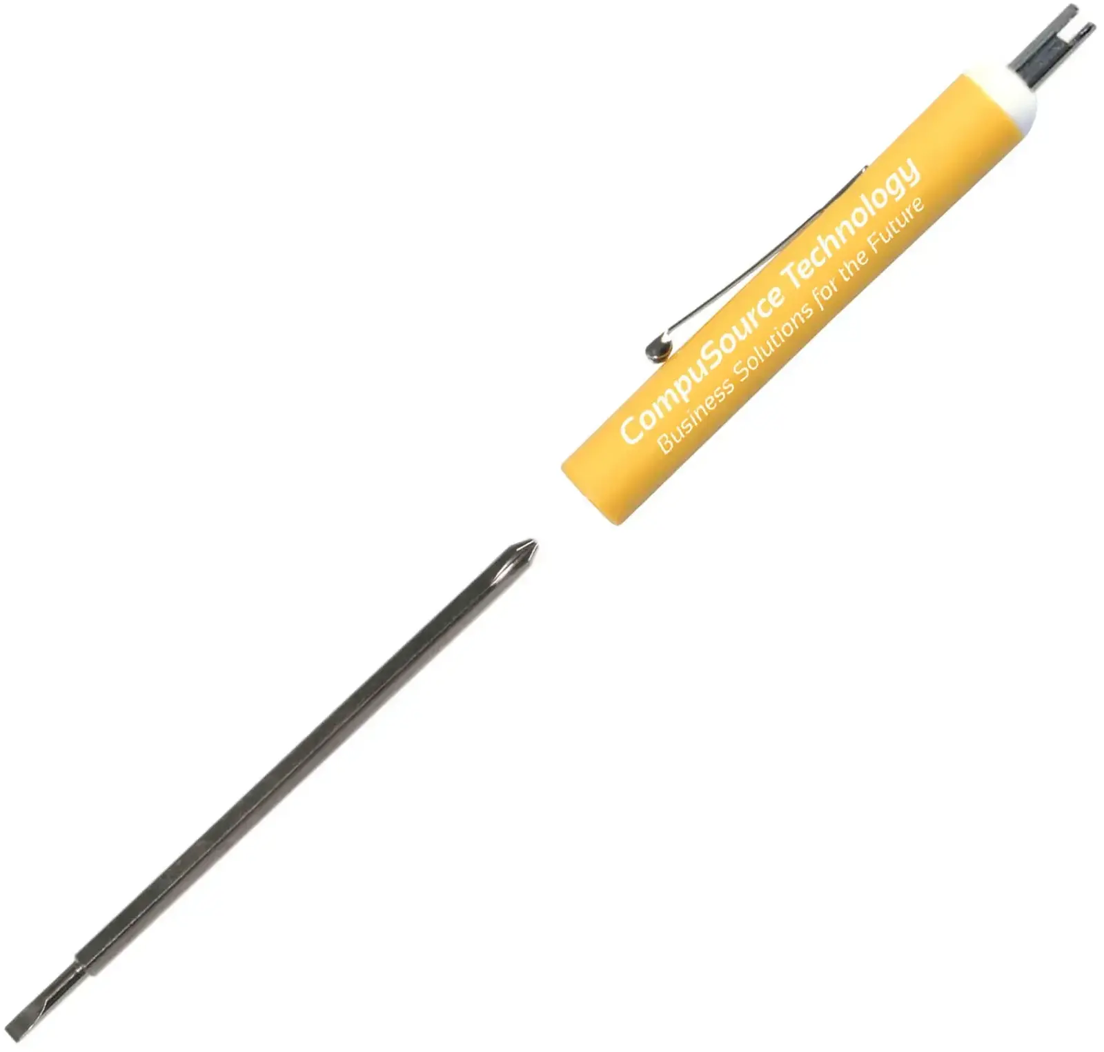 Personalized Pocket Screwdriver - Reversible 2.5mm Tech #0 Phillips Blade/Valve Stem Top