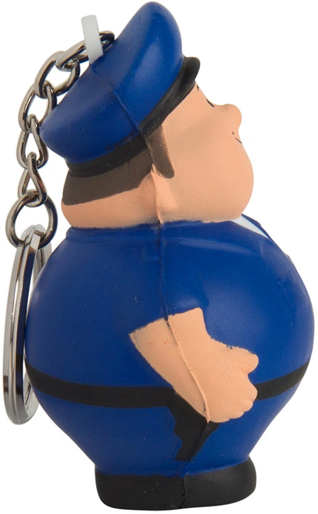 Policeman Bert Stress Reliever Keychain