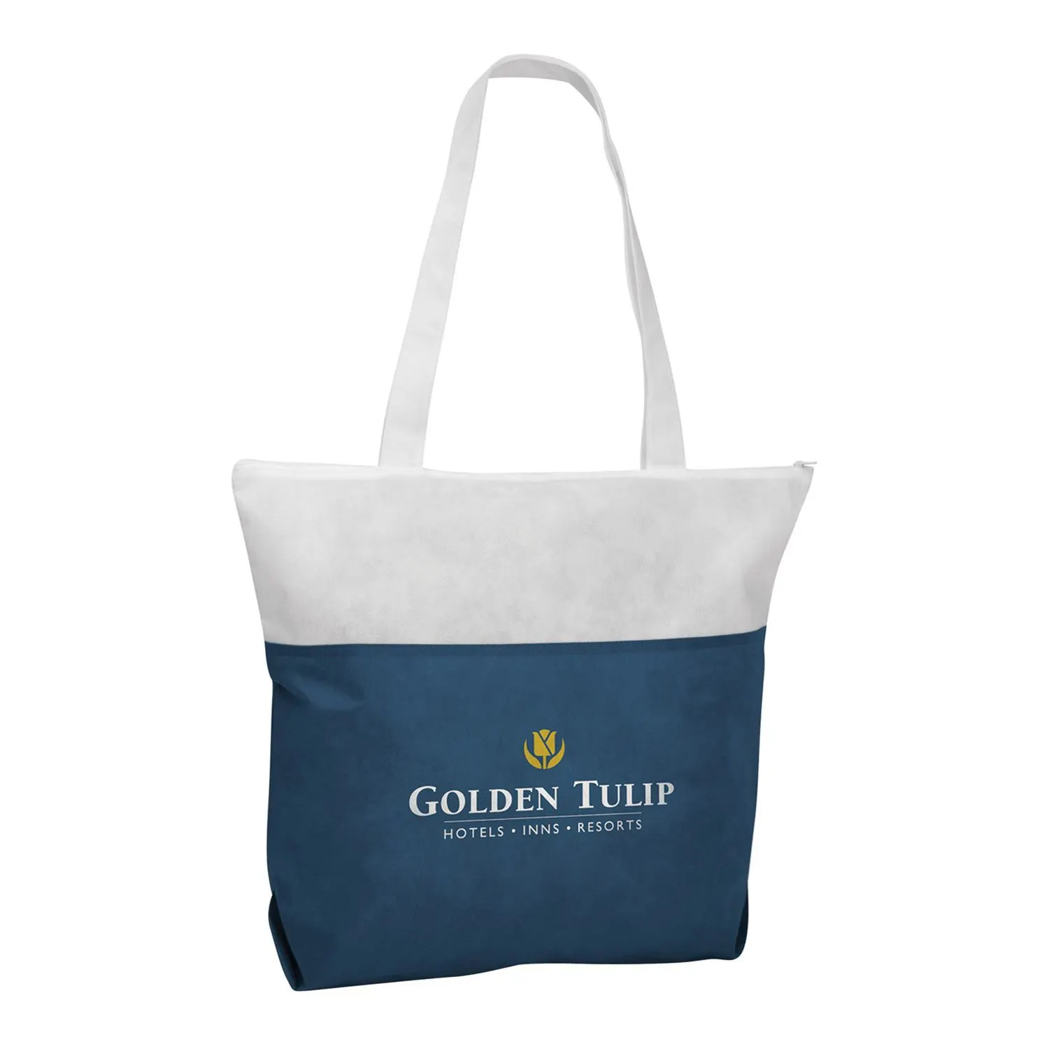 Poly Pro Two-Tone Zippered Tote Bag