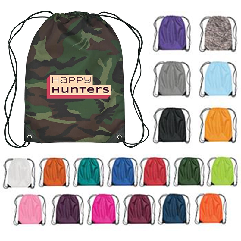 Polyester drawstring backpack