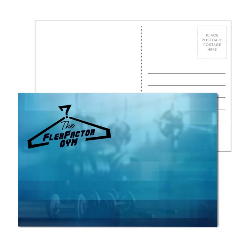 Post Card With Full-Color Football Luggage Tag