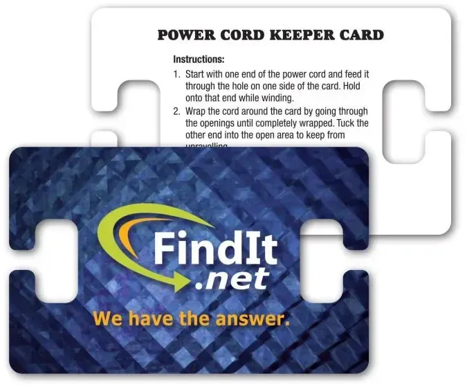 Power Cord Winder / Wallet Card