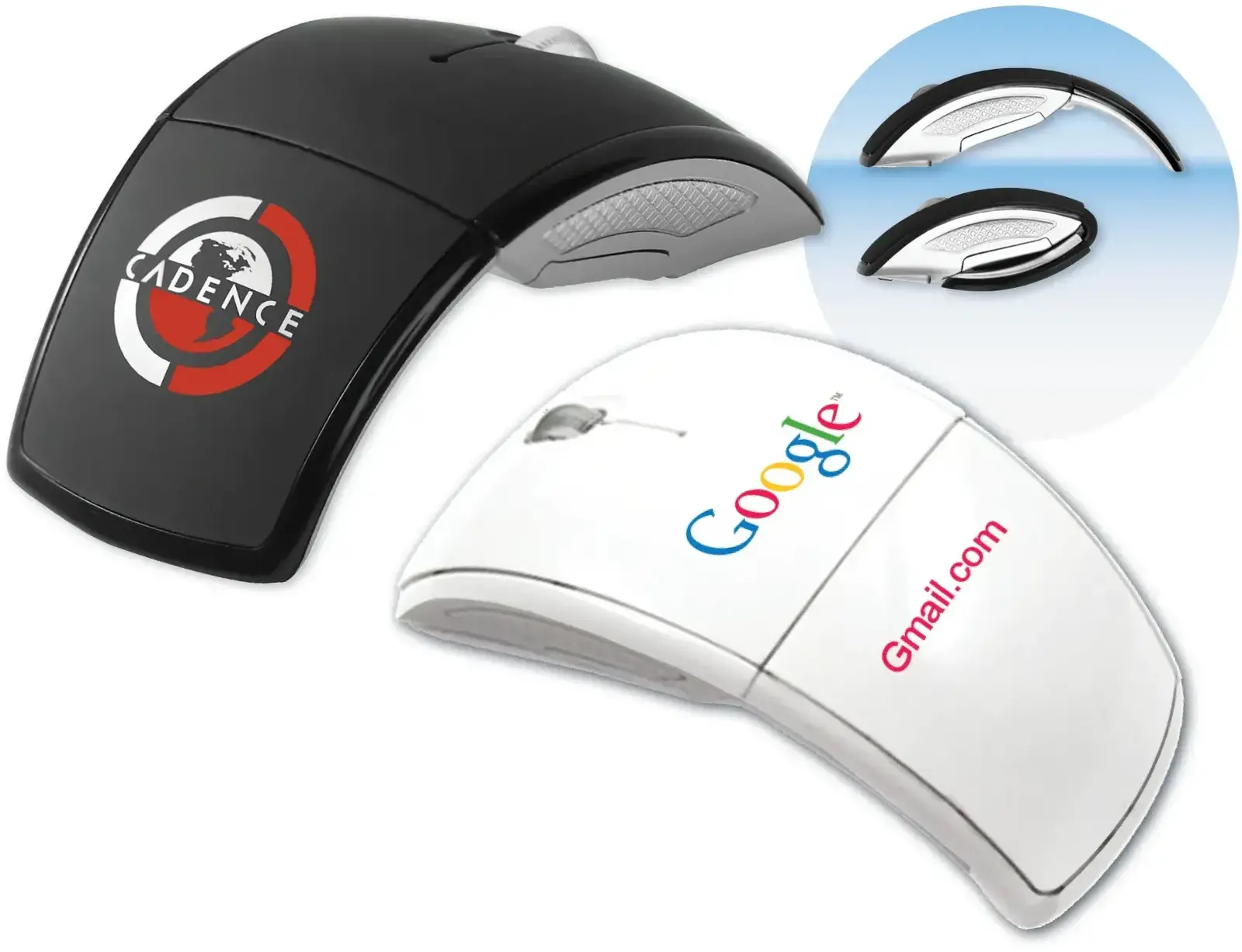 Compact Wireless Fodable Mouse with Custom Logo - PPI