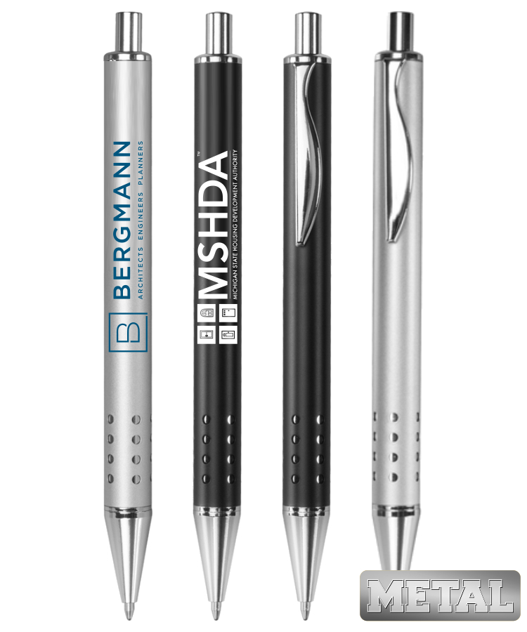 Precision Metal Click Pens