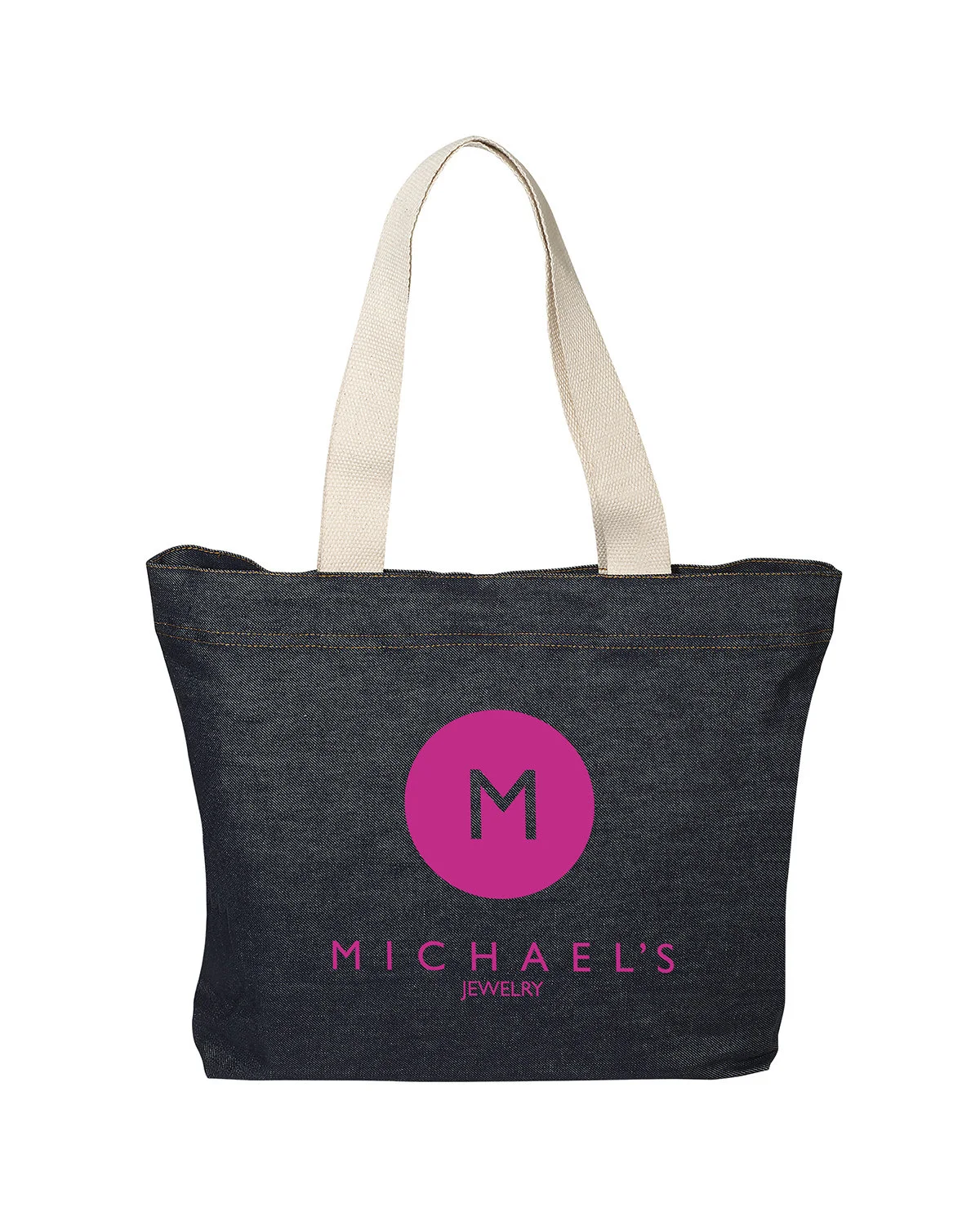 Prime Line Denim Tote Bag