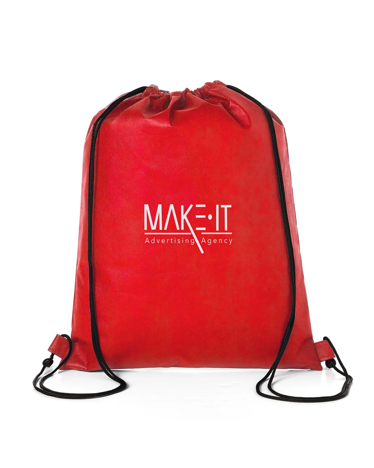 Prime Line Hexagon Pattern Non-Woven Drawstring Backpack