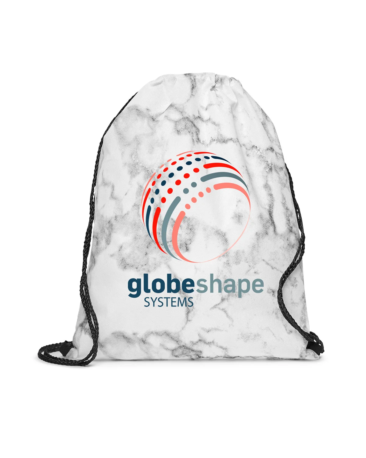 Prime Line Marble Non-Woven Drawstring Bag