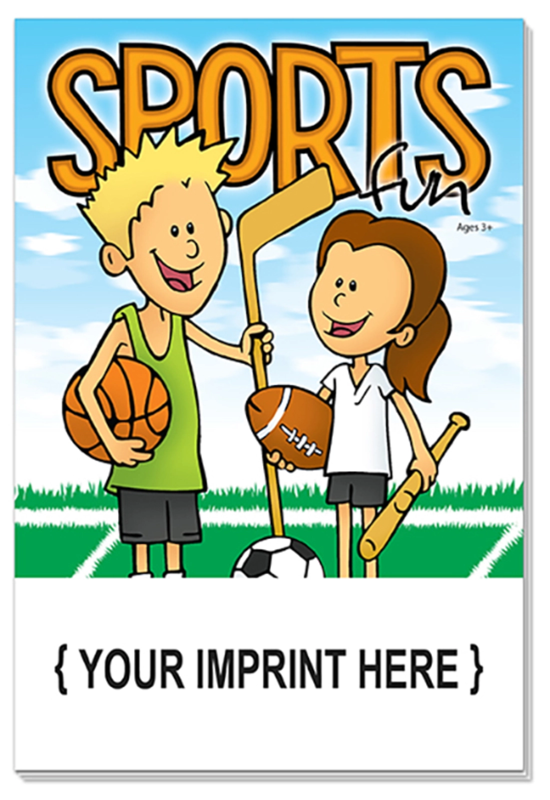 Promo Custom Sports Fun Kids Activity Pad