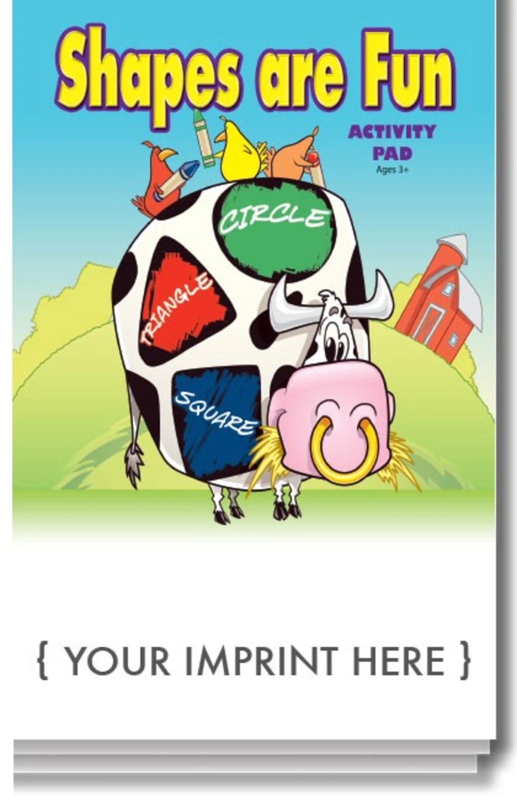 Promo Shapes are Fun Kids Activity Pad - One Color Imprint Available