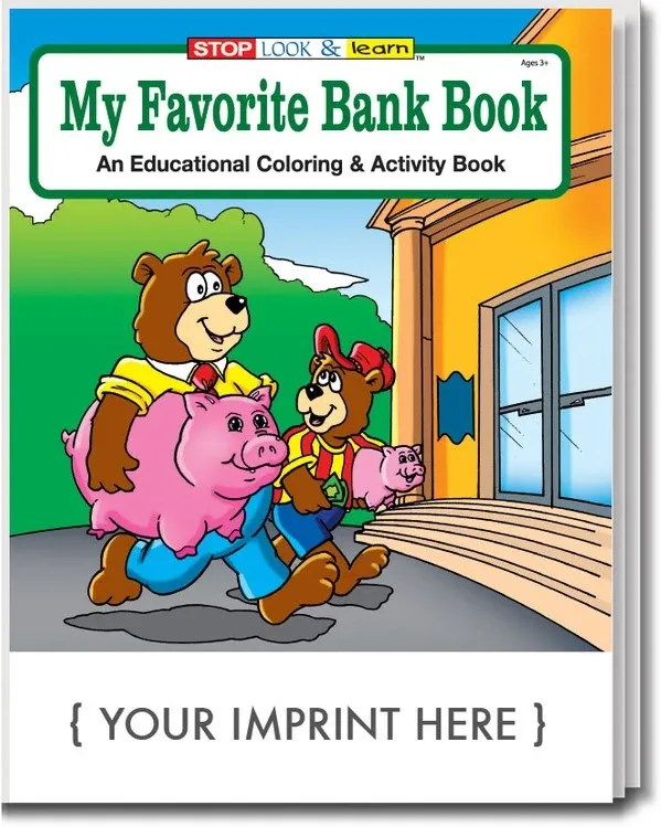 My Favorite Bank Book Coloring Book