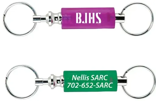 Custom Printed Pull-A-Part Keytag