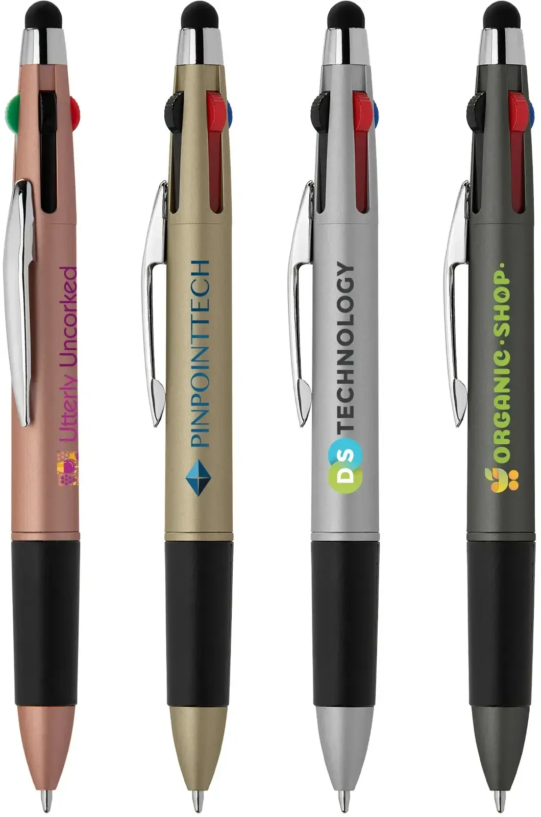 Quattro Softy Metallic Multi Ink w/ Stylus Pen