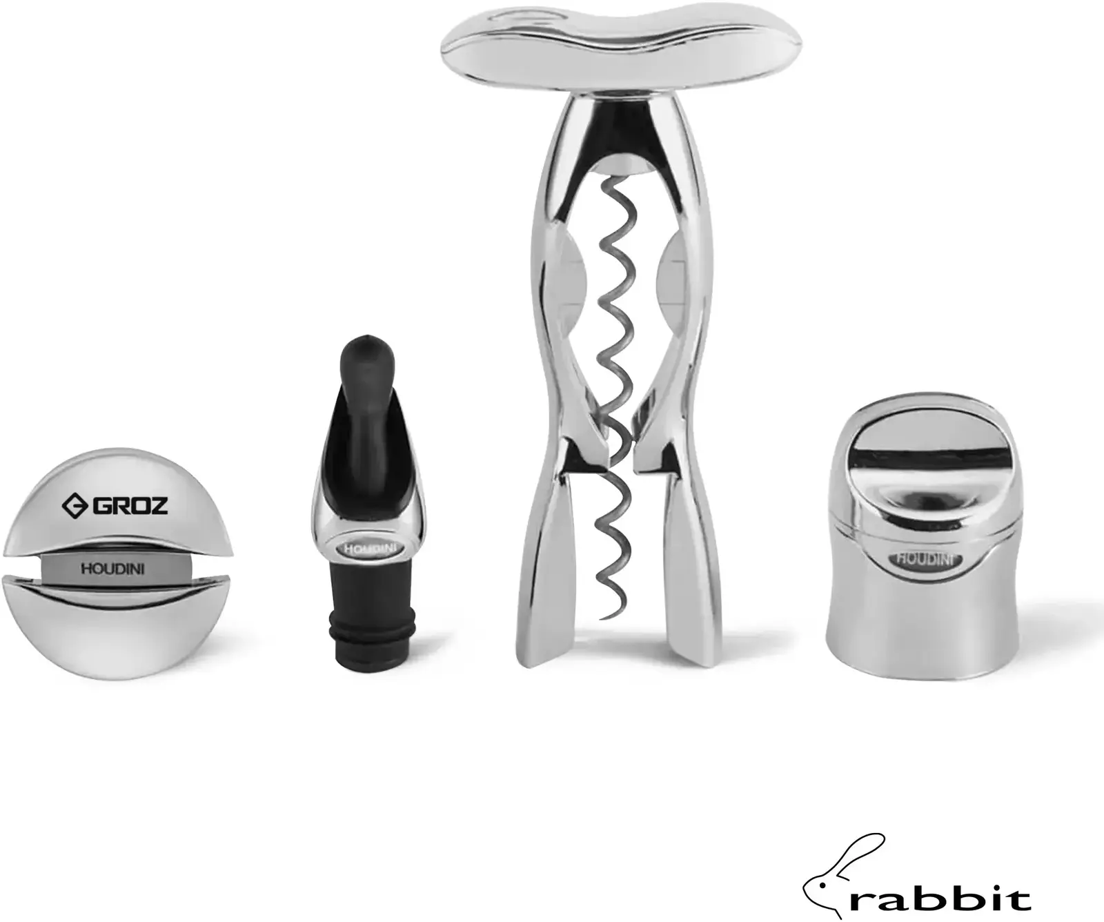 rabbit®Delux 4-PC Wine Tool Kit