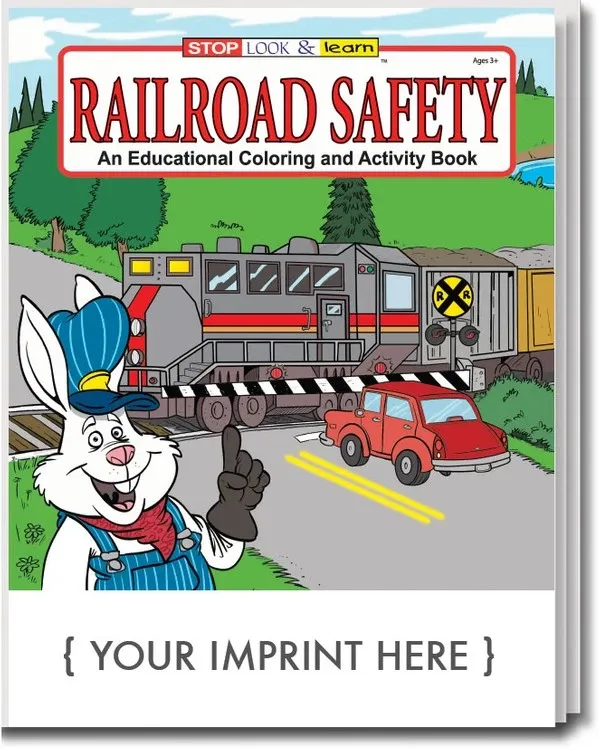 Railroad Safety Coloring Book