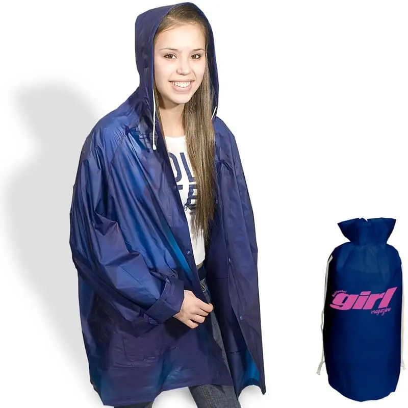 Rain Coat in 190T Nylon Bag