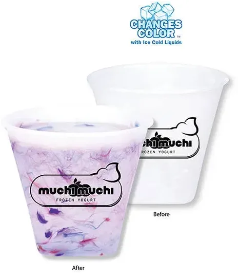 Reusable Mood Color Changing Confetti Dessert Cup with Logo