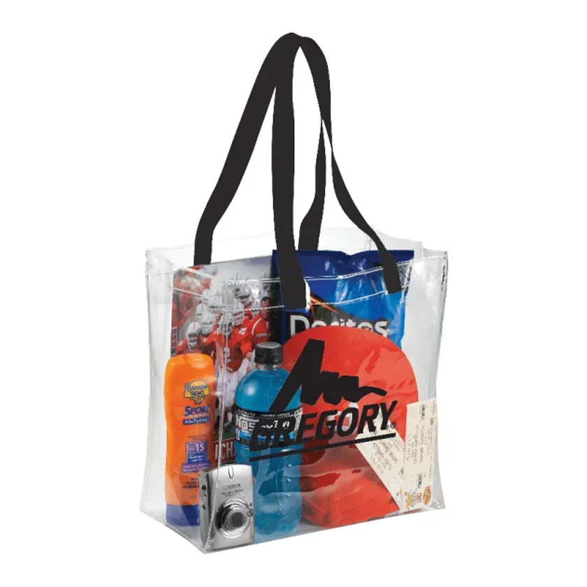 Customizable Clear Stadium Tote - Rally Edition