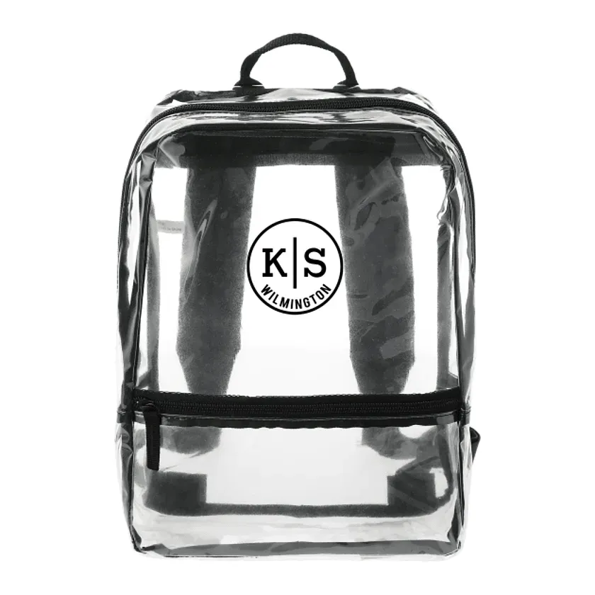 Customizable Clear Rally Slim Backpack