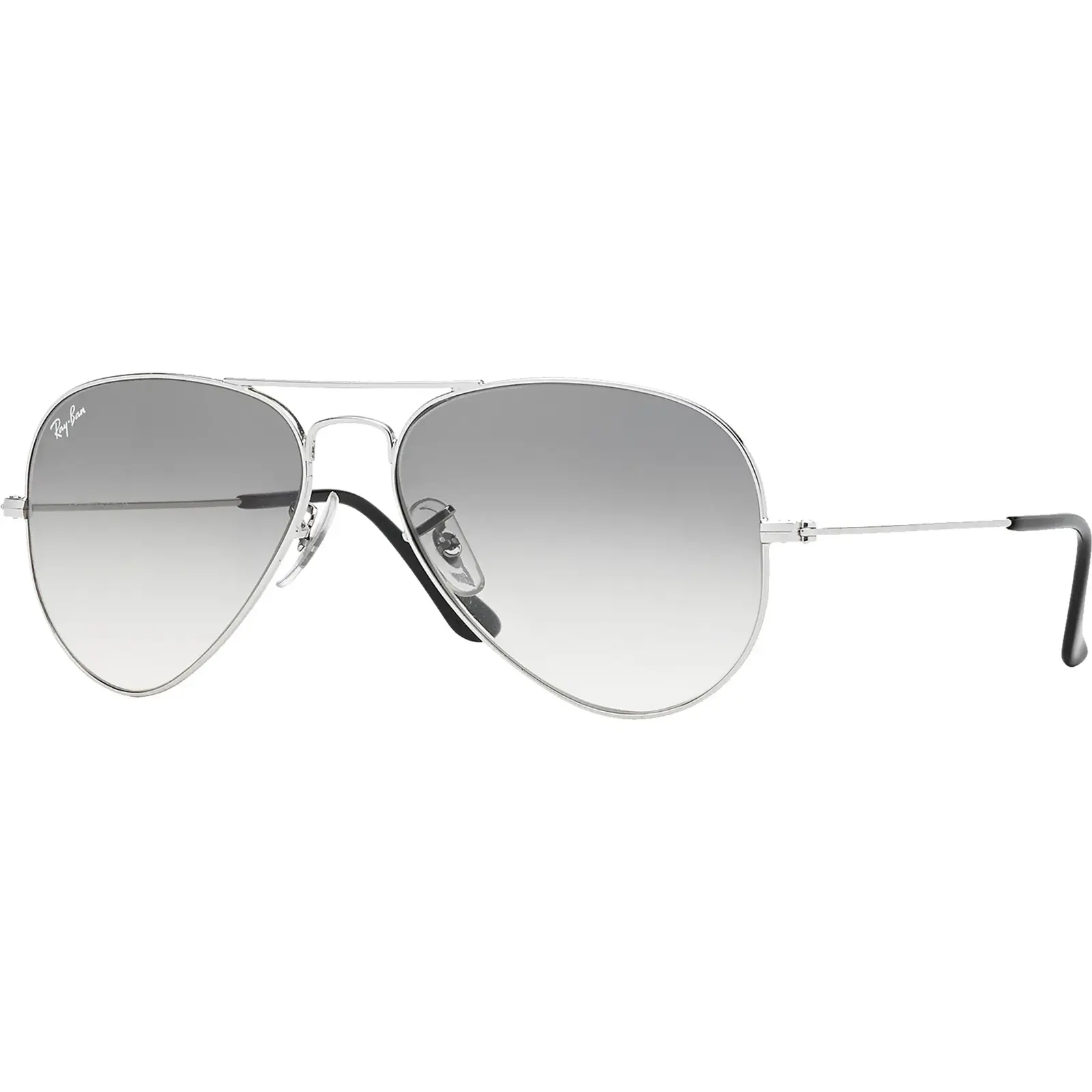 Ray-Ban Aviator Sunglasses: Silver 58/14/135