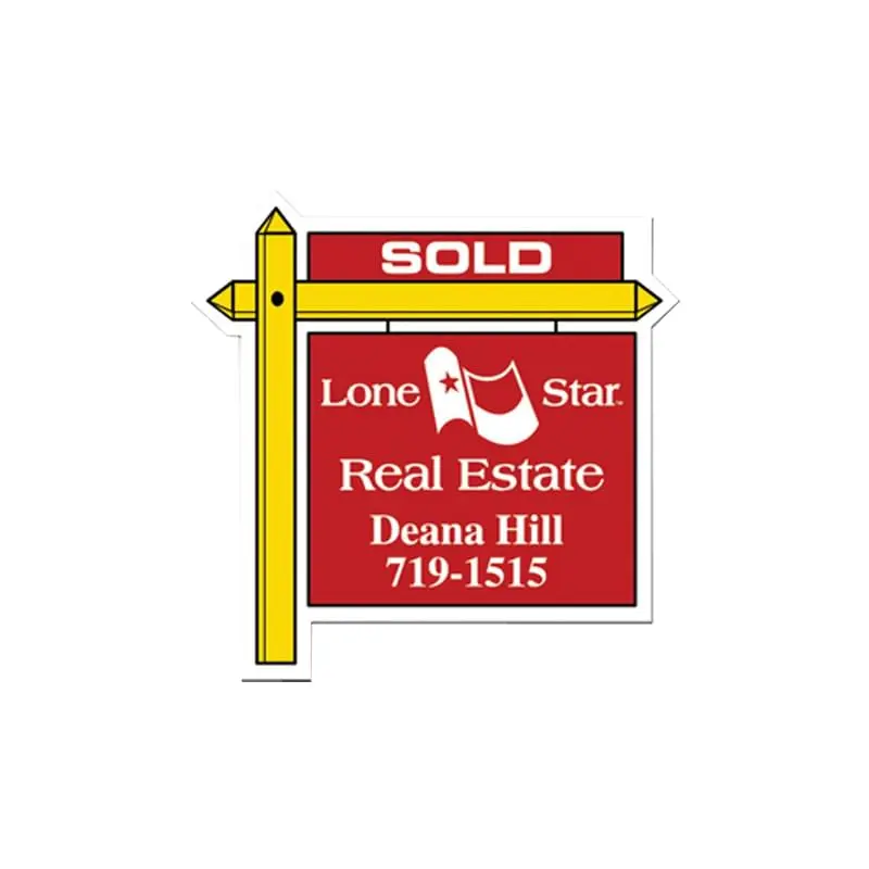 Real Estate For Sale Sign Vinyl Magnet - 20 mil