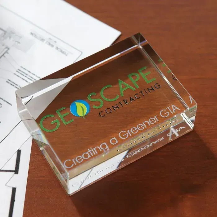 Customized Rectangle Paperweight Award