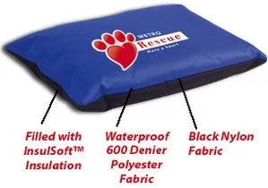 Rectangular Pet Bed (14"x18") - USA Made!