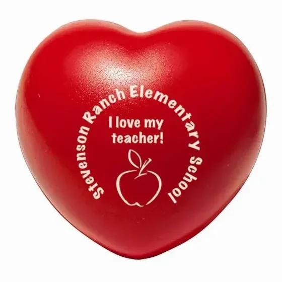 Personalized Red Heart Stressball
