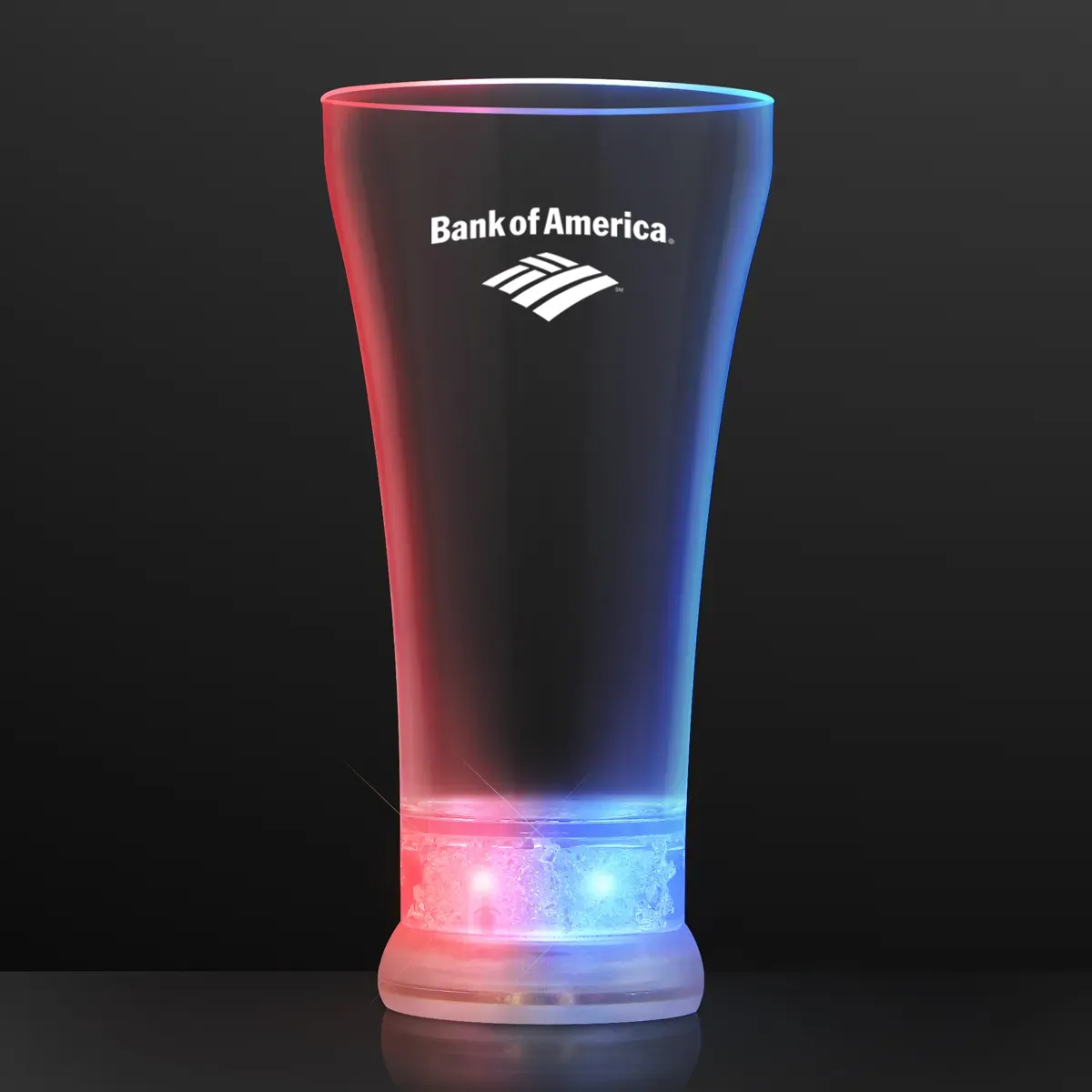 Red, White & Blue Light Up Pilsner Glass