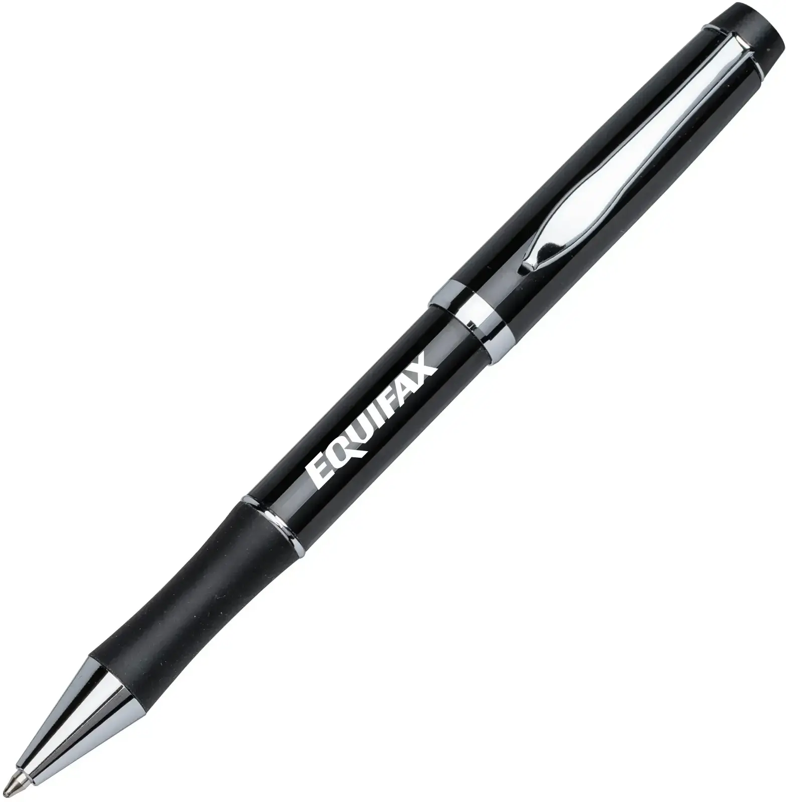 Regal Custom Metal Pen with Rubber Grip & Chrome Trim