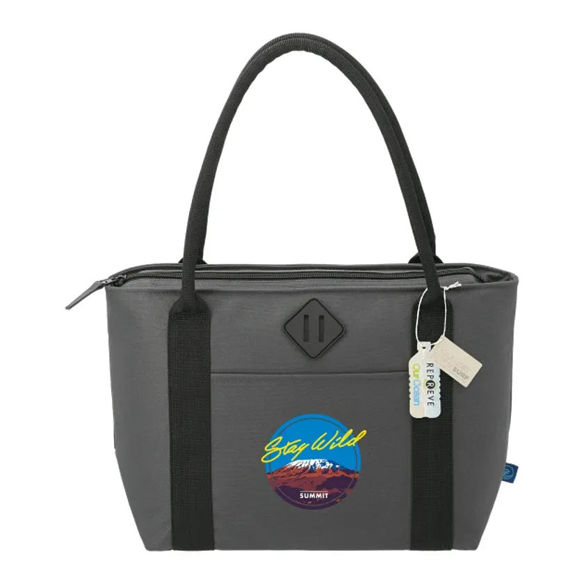 Custom Repreve® Ocean Tote Cooler - 12 Can Capacity