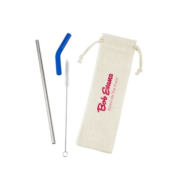 Reusable Stainless Steel Straw Set