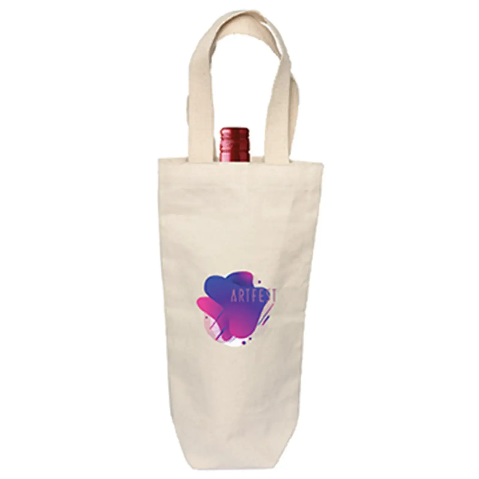 Rhone Valley Cotton Wine Bag