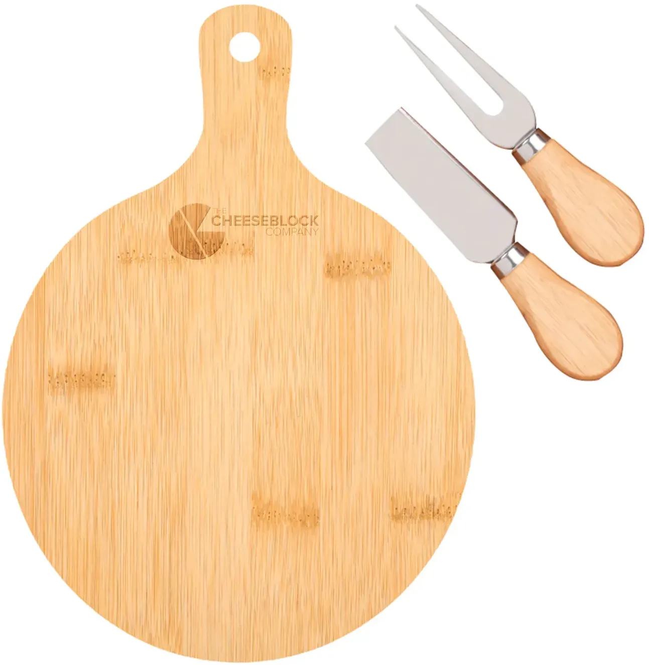 Custom Bamboo Cheese Board Set