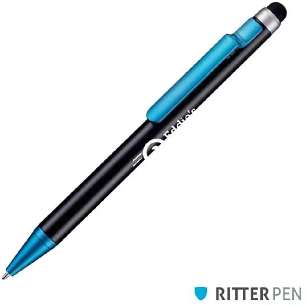 Ritter® Combo Pen-Stylus with Custom Logo - Plastic