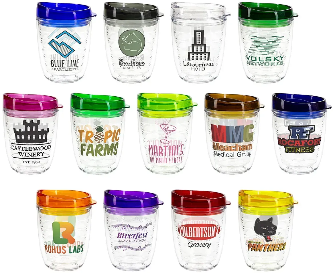 Custom Riverside 12 oz Tritan® Tumbler with Translucent Lid