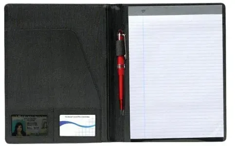 Rodeo Stitched PVC Standard Size Padfolio