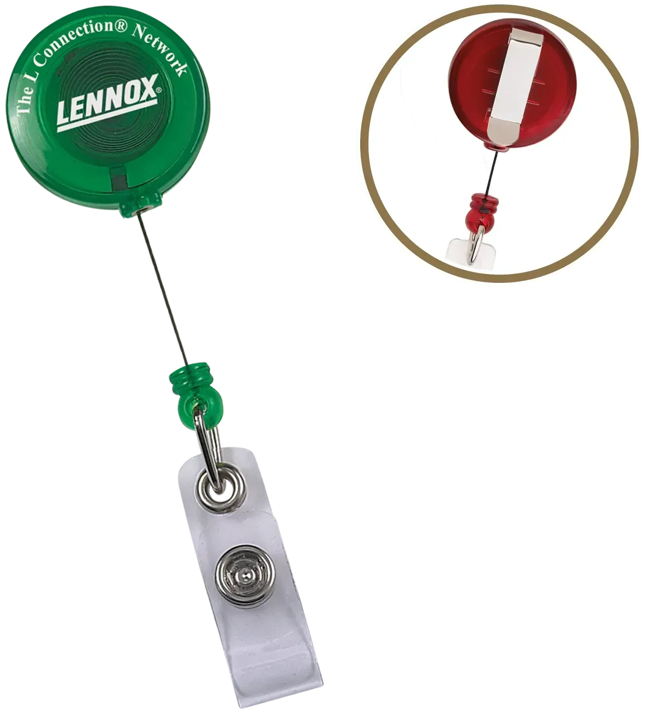 Custom Round Secure-A-Badge™