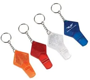 Custom Printed Safety Whistle Key Chain