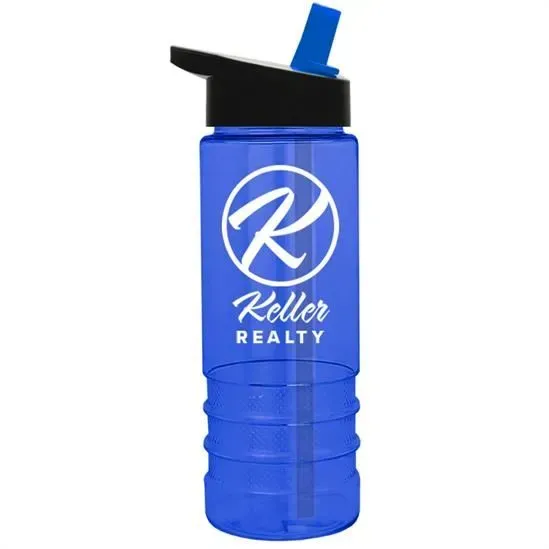 Salute Bottle with Flip-Straw Lid (24 oz.)