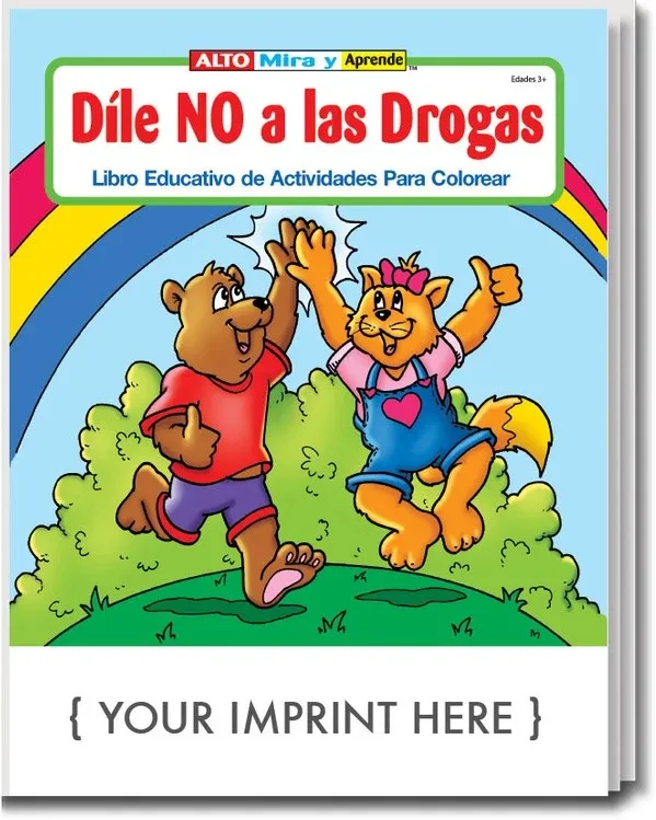Say No to Drugs Coloring and Activity Book (Spanish)