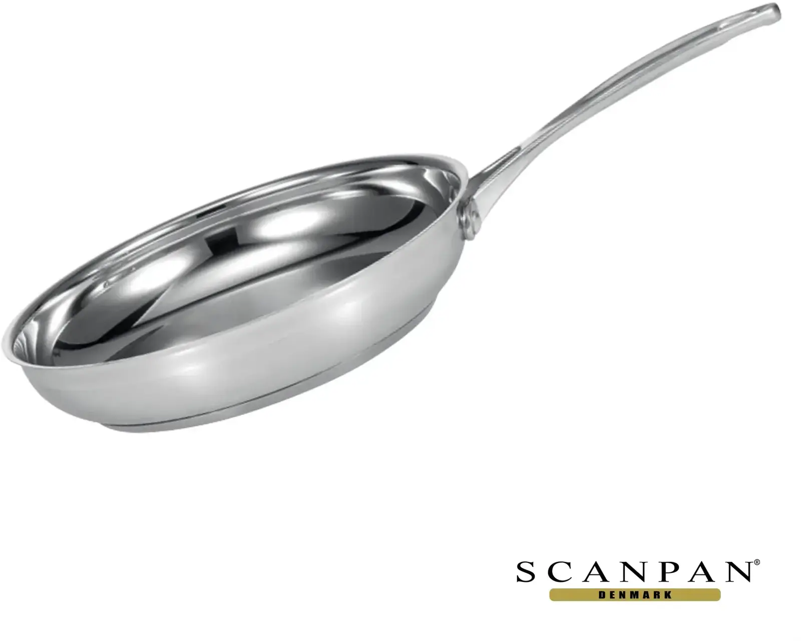 Scanpan 26cm Impact Fry Pan: Premium Stainless Steel, Aluminum Core