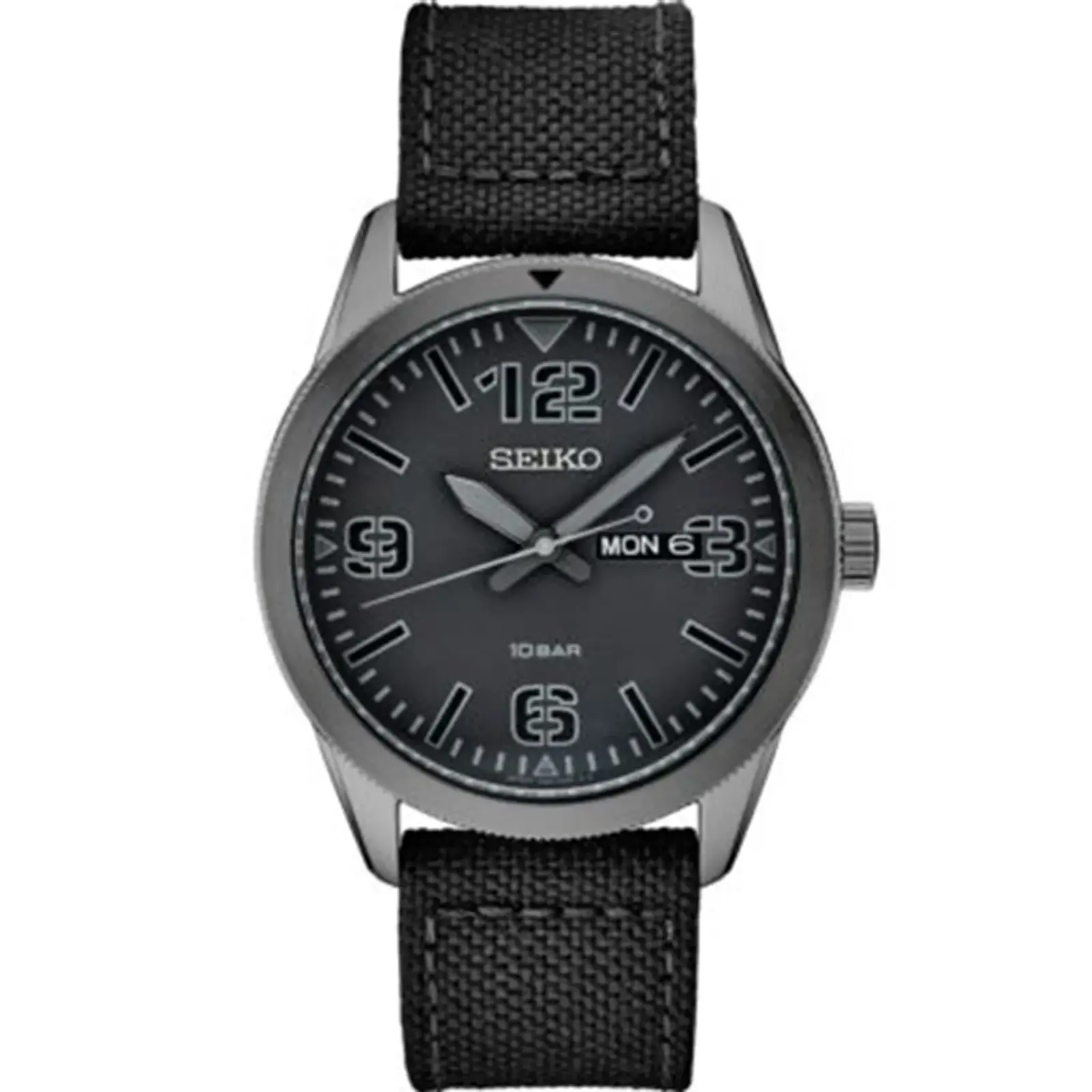 Seiko SUR495 Mens Essential Black Dial