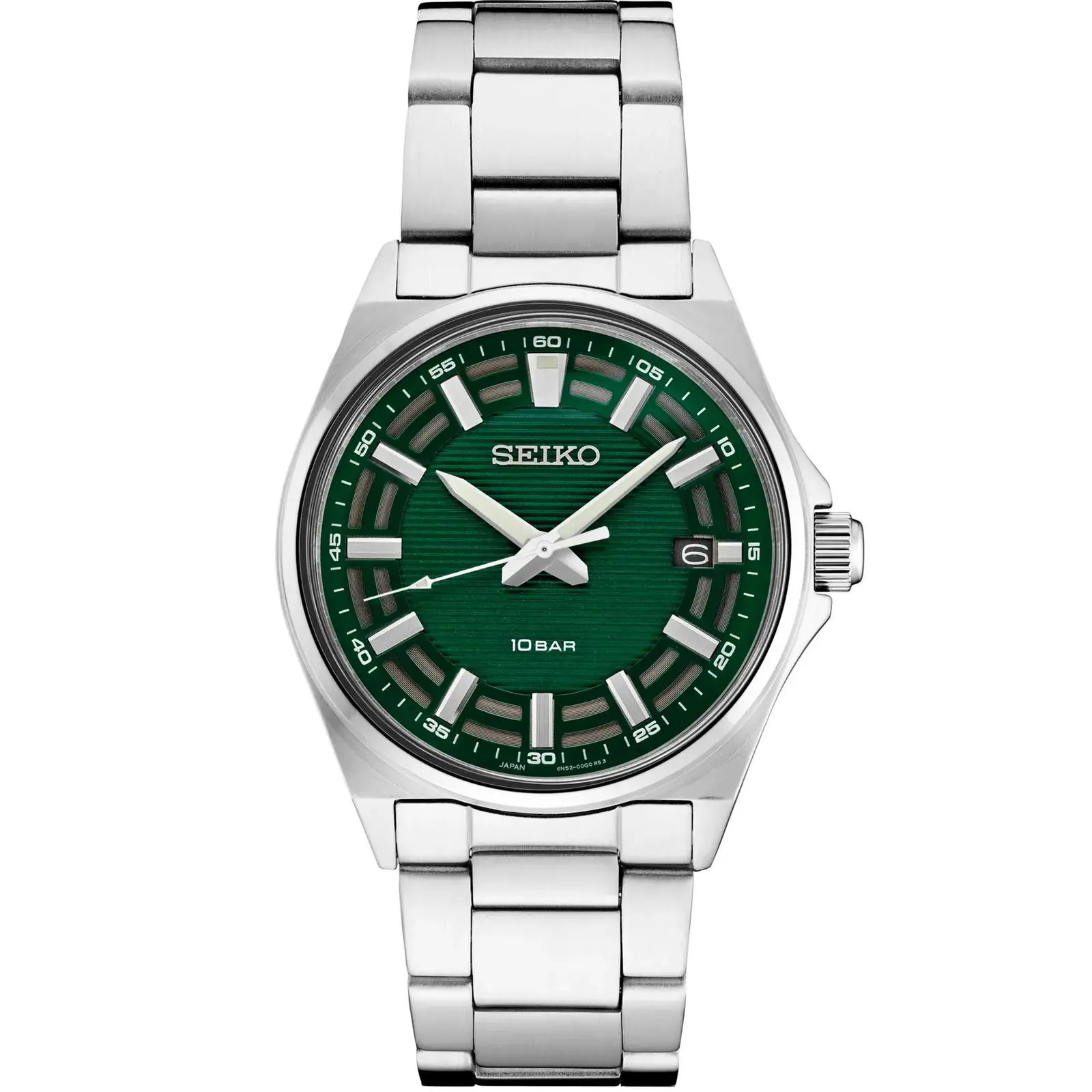 Seiko SUR503 Rugged Model Quartz with Green Dial