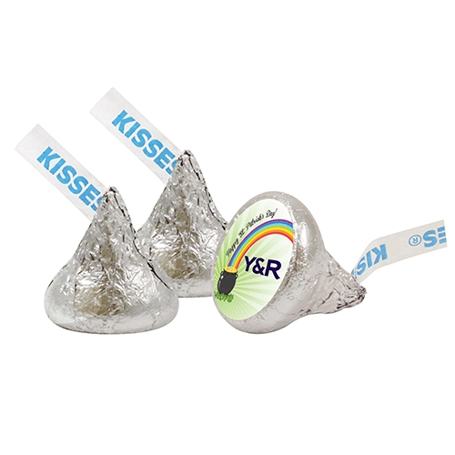 Shamrock Foil Wrapped Hershey's Kisses