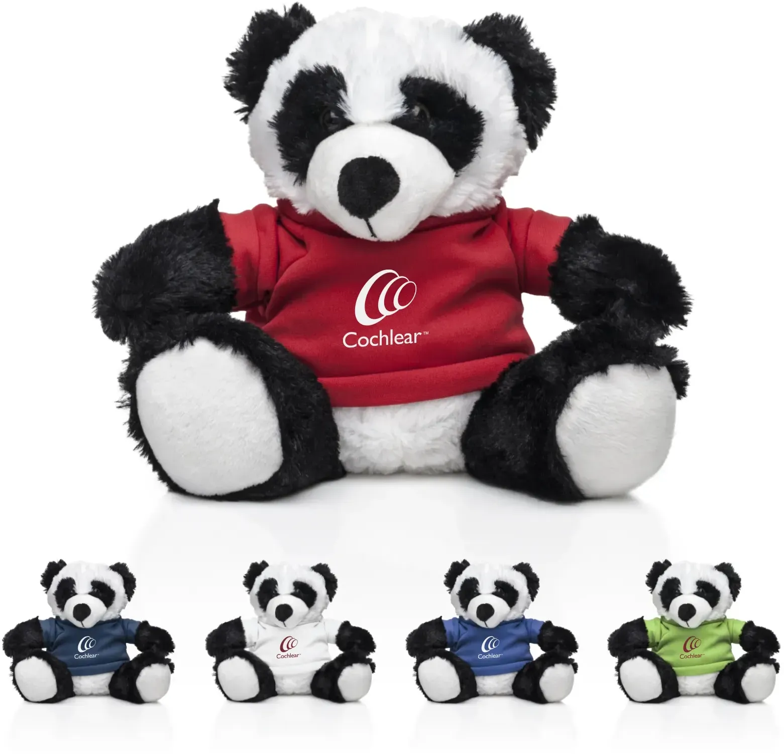 Customizable Silas Panda Plush with Logo