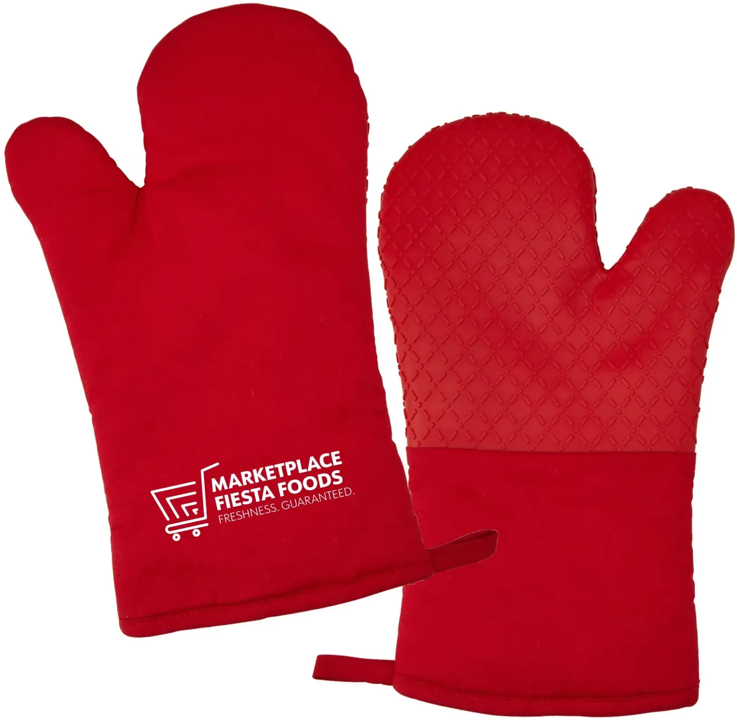 Personalized Silicone & RPET Ad-Mitt (Diamond Pattern)